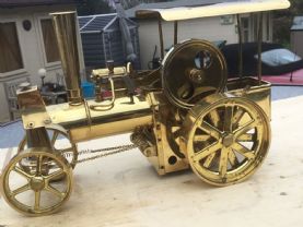 Wilesco D40 Brass Traction Engine